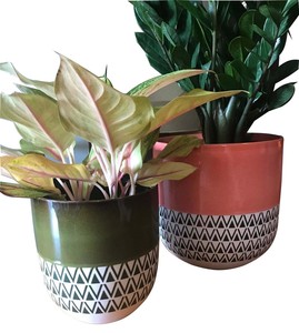 Pots de plantes artificielles pour décoration intérieure, finition plaquée or, jardinières, pot de fleurs en métal pour la maison, décoration de fête en extérieur - Product Image 5