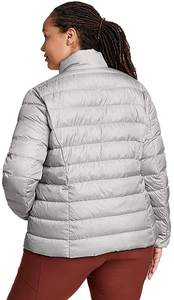KY Custom Zipper UP recortada Softshell mujer Puffer chaqueta acolchada - Product Image 3