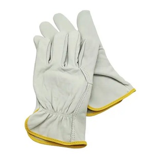 Vache chèvre Buffalo cuir conducteur gants en cuir travail conduite gants pour hommes Farsana exportation confort conduite gants main sécurité - Product Image 1