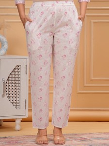 Kurta de algodón puro floral para mujer con Palazzos & With Dupatta traje indio pakistaní salwaar kameez - Product Image 4