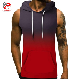 Camiseta Deportiva Personalizada con Capucha para Hombre, Chaleco Deportivo sin Mangas, Corte para Camiseta, Secado Rápido - Product Image 5