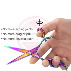 Mango giratorio clásico hoja de afeitar tijera pulgar giratorio | Pulgar giratorio profesional 5,5 "tijeras de peluquero estilista - Product Image 4