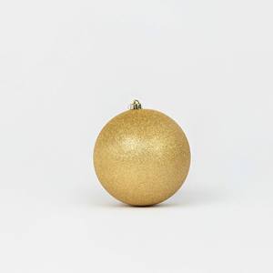 Adornos Navideños de Plástico Dorados para el Festival de Navidad, 2 Piezas, Bolas de 20 cm y Adornos para Árbol - Product Image 1