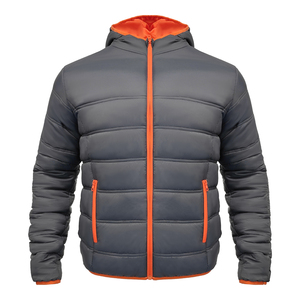 Blouson aviateur d'hiver en duvet pour hommes de grande taille de haute qualité vestes personnalisées en gros, veste d'hiver bouffante à la mode pour hommes - Product Image 2