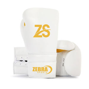 Custom Logo Professional Gym Training Boxing Gloves 6oz and 12oz Leather Kick Boxing Muay Thai Design <b>Lace</b> up Your Own Style - Product Image 1
