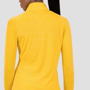 Wholesale <b>Women</b> Loose Full <b>Zip</b> <b>up</b> Long Sleeve Sports Coat Outdoor Workout Zipper Crop Yoga Gym Jacket With Pockets - Product Image 5