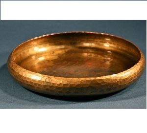 Cuenco curvo de aluminio pulido Chapado en níquel martillado, decoración para el hogar, vela, uso de boda, jarra - Product Image 6