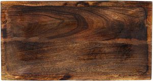 ถาดเสิร์ฟไม้ธรรมชาติทรงสี่เหลี่ยมผืนผ้างานไม้มะม่วงงานเผาทำด้วยมือจานไม้ตกแต่งทำด้วยมือปรับขนาดได้สีไม้ธรรมชาติ - Product Image 4