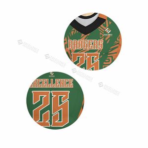 ชุดเสื้อเจอร์ซีย์ฟุตบอลอเมริกันพิมพ์ลายซับลิเมชันเต็มที่ดีไซน์ออกแบบได้ตามต้องการเสื้อฝึกซ้อมระบายอากาศได้ดี - Product Image 4