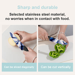 2 ensembles de couteaux de chef pliants en céramique, en plastique, ambidextres, compatibles lave-vaisselle, haute qualité, vente en gros, nouvelle tendance 2026, écologiques - Product Image 6