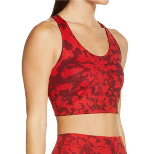 Soutien-gorge de sport tricoté respirant à fort impact avec bretelles réglables et maintien renforcé pour la course, la gym et l'entraînement - Product Image 4
