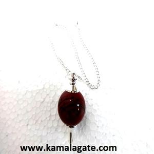 Venta al por mayor Kambaba Jasper bola péndulo piedra semipreciosa artesanías con montaje de cobre - Product Image 6