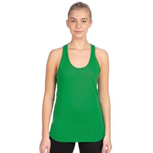 Débardeur léger à dos nageur pour femme Next Level avec design personnalisé Next Level Apparel Débardeur à dos nageur en tissu tri-mélange (6733) Noir - Product Image 1