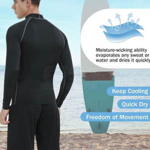 Factory Manufacture Professional <b>Rash</b> <b>Guard</b> Custom Logo Printed <b>Rash</b> <b>Guard</b> In Stock Men <b>Rash</b> <b>Guard</b> - Product Image 4