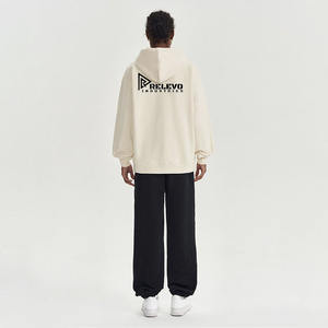 Conjunto Deportivo de Invierno para Hombre, Talla Grande, Hombros Caídos, Informal, de Dos Piezas, con Logotipo, Ligero, Corte Regular, 100% Algodón - Product Image 2