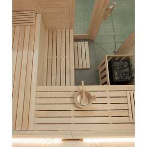 ห้องซาวน่าในร่มแบบเข้ามุม Spruce Lime สำหรับ 4-5 คน พร้อมการรับประกัน 1 ปี - Product Image 2
