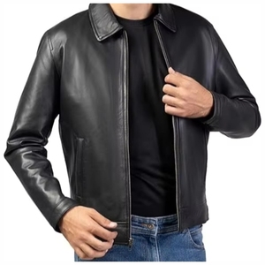 Chaqueta para hombre chaquetas para hombre Chaqueta de vuelo de cuero de alta calidad con diseño clásico y características Prendas de abrigo duraderas y elegantes - Product Image 6