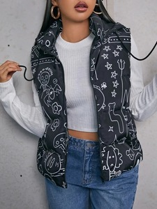 Ropa de moda totalmente personalizada, chaleco acolchado para mujer, nuevo diseño, chaleco acolchado ligero sin mangas para mujer - Product Image 5