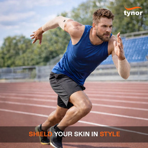 Manchon de compression sportif pour bras avec tissu respirant et anti-humidité pour la gym, l'entraînement, le cyclisme, le fitness et l'usage quotidien - Product Image 5