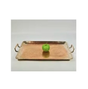 Bandeja de Servicio de Cobre, Bandeja para Servir Café, Bandeja para Servir Alimentos para Hoteles y Restaurantes, Fabricación al Precio Más Bajo, Tendencia Principal - Product Image 5