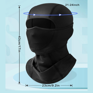 Pasamontañas Deportivo Transpirable, Cubre Rostro Completo, para Ciclismo, de Poliéster, en Oferta, Tamaño Personalizado con Impresión - Product Image 2