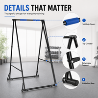 BNcompany Independiente Gimnasio en casa Equipo de fitness Portátil Plegable Pull-up Chin Bar Entrenamiento de fuerza Ejercicio de entrenamiento