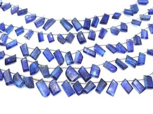 Cuentas de Gemas Naturales de Cianita Azul Facetada de Forma Elegante, Alta Calidad, 7 Pulgadas, Varios Tamaños, Cuentas para Hacer Joyas - Product Image 3