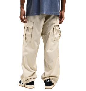 Pantalones Baggy de Nuevo Estilo, Color Crema, Estilo Urbano, Pantalones Anchos con Bolsillos Cargo, Pantalones Acampanados con Logotipo Personalizado para Hombre - Product Image 2
