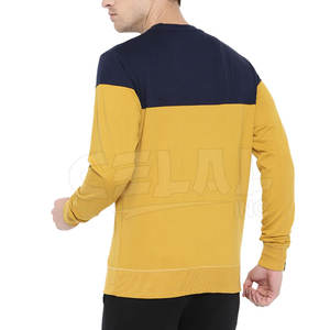Sudadera de cuello redondo para hombre, de manga larga, con logotipo personalizado, de gran tamaño, precio al por mayor - Product Image 3
