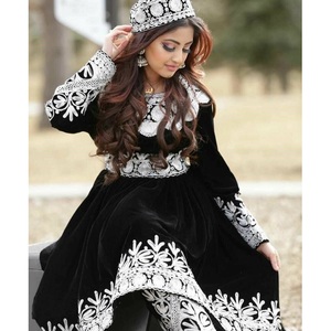 Vestido Afghani con tallas personalizadas, vestido Afghani de alta calidad, fabricado en Pakistán por WS Internacional, 100% - Product Image 6