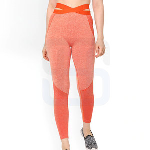 Venta Directa de Fábrica Leggings de Mujer de Alta Calidad Ligeros Transpirables Sin Costuras Material Spandex/Nylon - Product Image 1