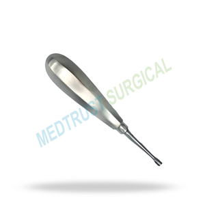 Élévateur dentaire chirurgical à pointe d'aile de 5,6 mm, grande poignée 505, pour extraction dentaire et élévation radiculaire - Product Image 3