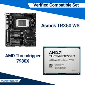Conjunto AMD Threadripper 7980X+ Asrock TRX50 WS - Product Image 1