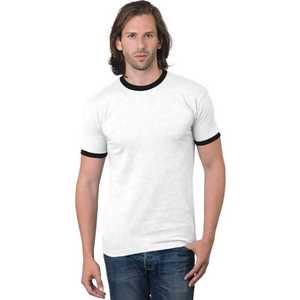 Logotipo personalizado para Level / Bella + Canvas Ringer Tee Fashion-Fit Unisex Retro Crew Neck T-Shirt Serigrafía Hip Hop 200g para - Product Image 5
