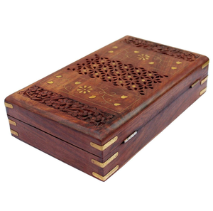 Boîte de rangement en bois personnalisée au design classique organisateur de bijoux personnalisé en gros pour l'organisation de stockage de bureau de cuisine à domicile - Product Image 6