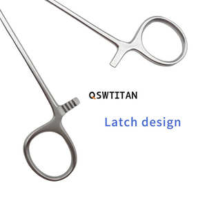 Pinzas Manuales para Tejidos Blandos de 205 mm, Rectas y Curvas, con Dientes de Agarre para Tejidos, Instrumentos Ortopédicos para Mascotas, Autoclavables, Surgiright - Product Image 6