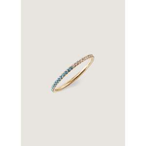 แหวนเพชรประดับบลูโทแพซแบบทูอินวัน - Product Image 3