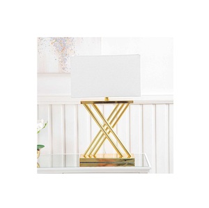 Customized Modern simple hotel villa high-end bedroom <b>table</b> <b>lamp</b> living room study metal & fabric <b>table</b> <b>lamp</b> with wooden <b>base</b> - Product Image 2