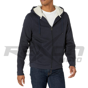 Men's Full-Zip Hooded <b>Fleece</b> <b>lined</b> Sweatshirt Workwear Knitted Hoodie New Zipper Hooded <b>Jackets</b> Men's Fashion Leisure - Product Image 1