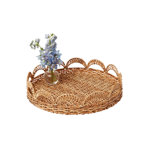 Plateau de service en rotin écologique fait à la main de style vintage passe au lave-vaisselle pour les décorations de fête en gros du Vietnam - Product Image 6