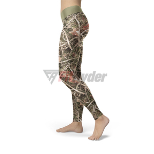 Mallas deportivas de gimnasio para mujer con estampado personalizado de alta calidad estilo informal con logotipo de cintura tarifa al por mayor servicio OEM - Product Image 4
