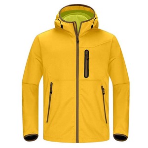 Luxury Style Men's Coated Canvas Stand Collar Softshell Winter Jacket High Quality Durable Material - Product Image 1