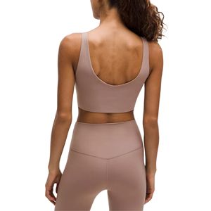 Sujetador deportivo para mujer, talla grande, ultra suave, con sensación de segunda piel, cuello redondo, espalda en U, sin aros, top de yoga, corte bajo, para dormir, ropa interior, gimnasio, uso frontal - Product Image 2