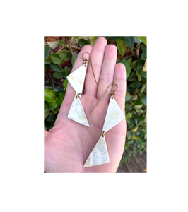 Nouvelle arrivée mode corne boucle d'oreille bijoux goutte d'eau boucles d'oreilles corne de vache Wrap corde noeud pâte frite pièce - Product Image 4