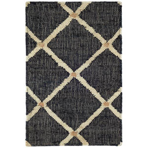 Tapis de jute tissé à la main de luxe Tapis de sol design géométrique fait à la main Tapis de vente chaude - Product Image 1