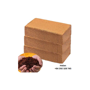 COCO PEAR BRICK 5KG SALE CHEAP PRICE - GARDEN COMPRESSED COCO PEAT BLOCK ON SALE WHOLESALE SUPPLIER COCOPEAT