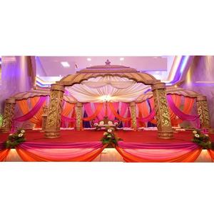 Mariage indien cérémonie Temple Mandap ensemble dernier mariage Mandap fabricant fibre mariage Mandap décoration - Product Image 1