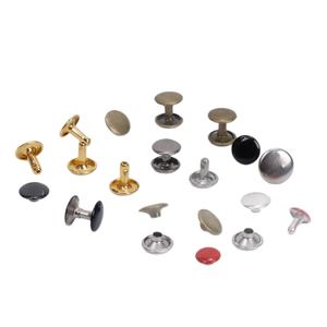 Rivet en laiton pour cuir, rivet métallique en acier inoxydable 304 pour jean, rivet à double capuchon personnalisé - Product Image 1