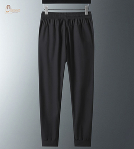 Été Hommes Coton Séchage Rapide Respirant Long Pantalon Cool Pantalon Stretchy Ice Silk Long Pants - Product Image 1