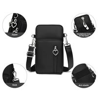 Tas selempang mode, tas selempang mini olahraga kasual